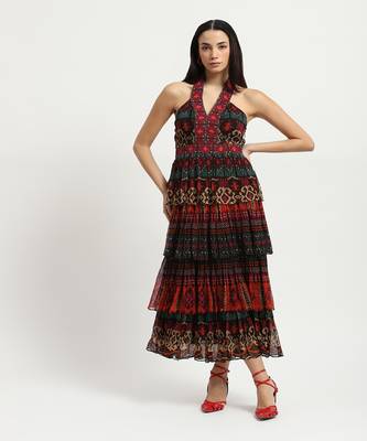 Multi-color sansa long dress 2
