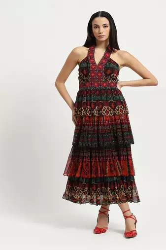 Multi-color sansa long dress
