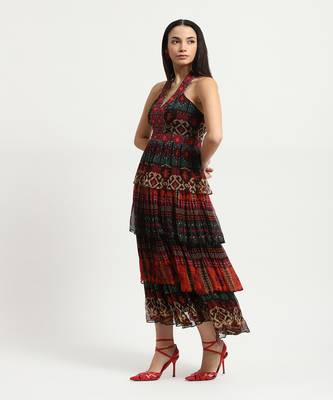 Multi-color sansa long dress 3