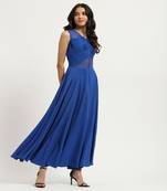 Royal blue serena maxi dress