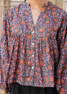 The jaipur art handblock printed mira blouse 5