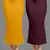 Trendmalls Women's Plain Nylon Petticoat Skirts Saree Silhouette Shape Wear set of 2