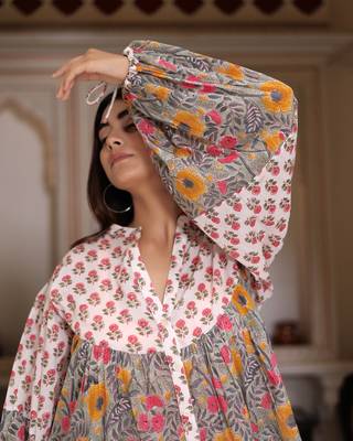 The jaipur art handblock printed bliss blouse 5