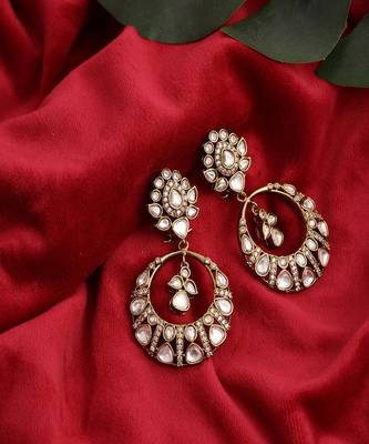 Chand kundan earrings 2