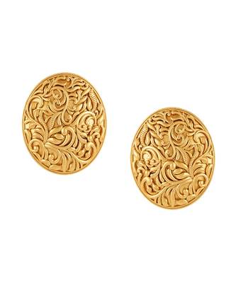 Round golden studs 4