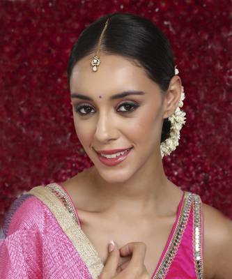 Kundan maang tikka with diamonds 1