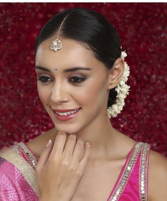 Kundan maang tikka with diamonds 1