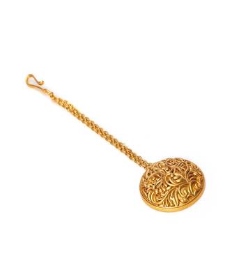 Golden maang tikka 4