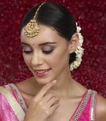 Kundan chand maang tikka