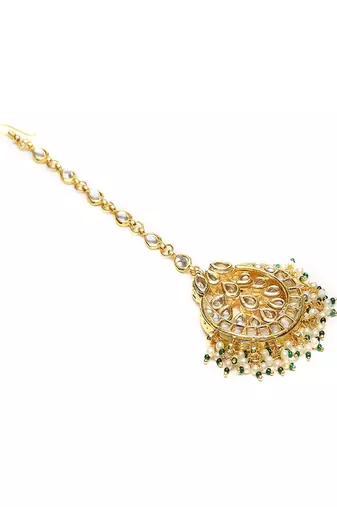 Kundan chand maang tikka
