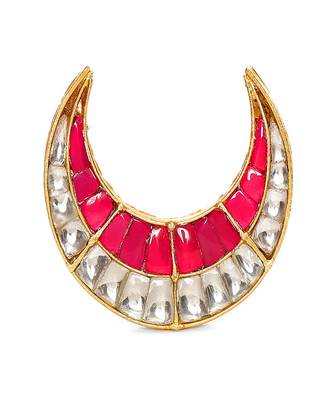 Half moon kundan ring 3