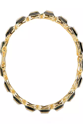 Kundan and meenakari bangle