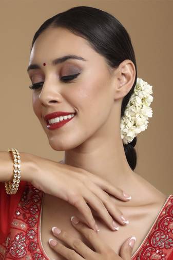 Kundan bangles (set of 2)