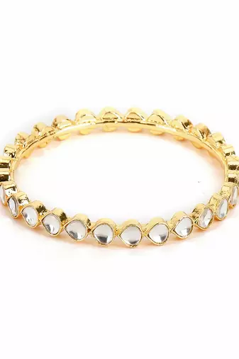 Kundan bangles (set of 2)