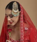 Kundan and stone passa/jhoomar