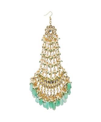 Kundan and stone passa/jhoomar 3