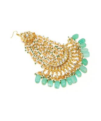 Kundan and stone passa/jhoomar 4