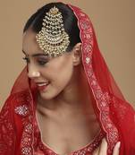 Kundan and stone passa/jhoomar