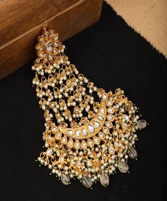Kundan and stone passa/jhoomar 2