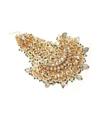 Kundan and stone passa/jhoomar 4