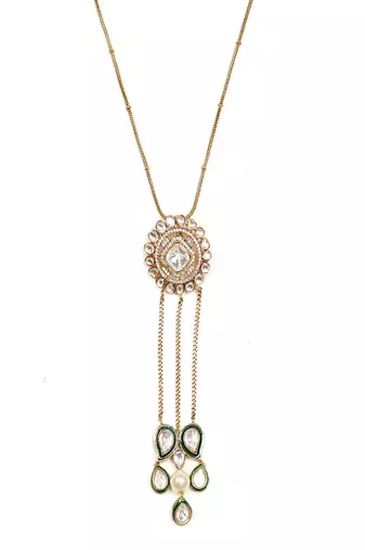 Kundan long necklace