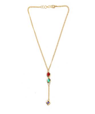 Multi meenakari kundan necklace 3