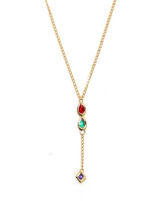 Multi meenakari kundan necklace 4