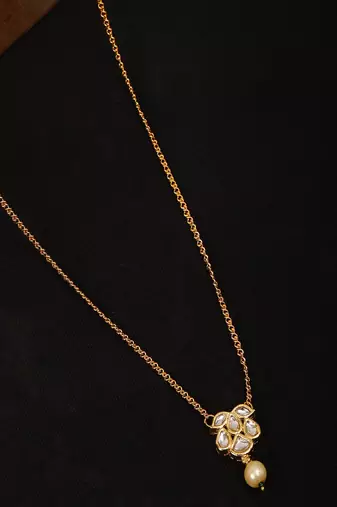 Long kundan necklace