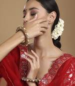 Multi meenakari handcrafted heavy bangles (set of 2)