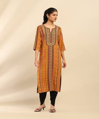 Yellow meera kurta 1