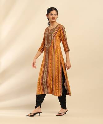 Yellow meera kurta 2