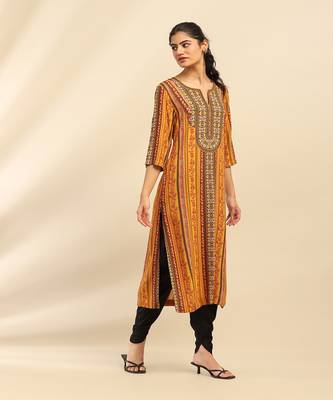 Yellow meera kurta 3