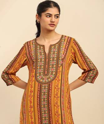 Yellow meera kurta 5