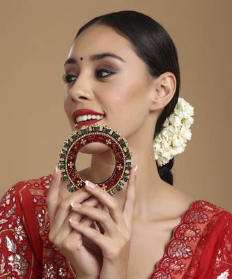 Meenakari handcrafted heavy bangle 1
