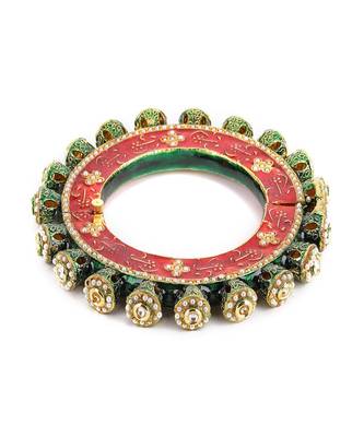 Meenakari handcrafted heavy bangle 4