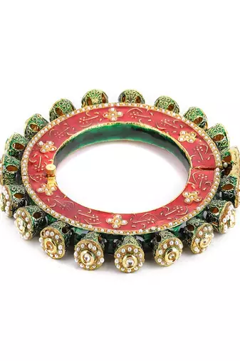 Meenakari handcrafted heavy bangle