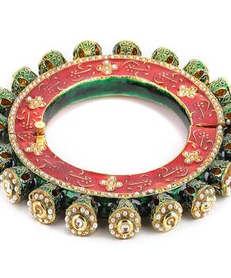 Meenakari handcrafted heavy bangle 5