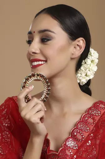Handcrafted heavy bangle