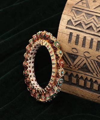 Handcrafted heavy bangle 3