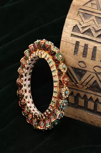 Handcrafted heavy bangle