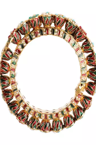 Handcrafted heavy bangle