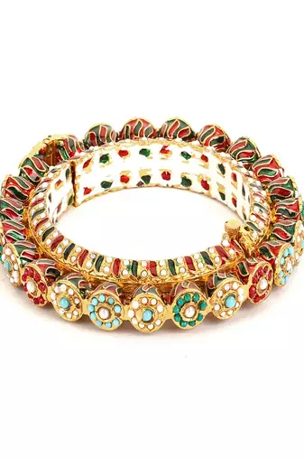 Handcrafted heavy bangle