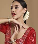 Kundan meenakari bangles (set of 2)