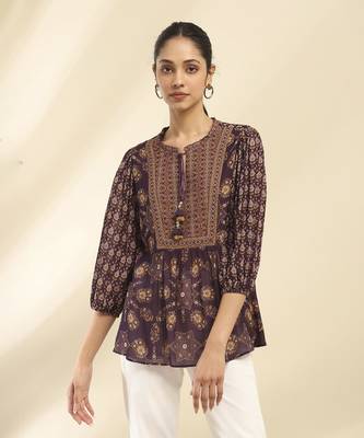 Purple moli kurti 1