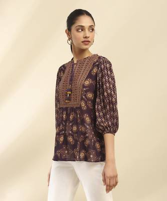 Purple moli kurti 2