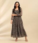 Blue cassandra long dress