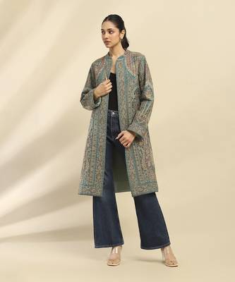 Green asmaa coat 1
