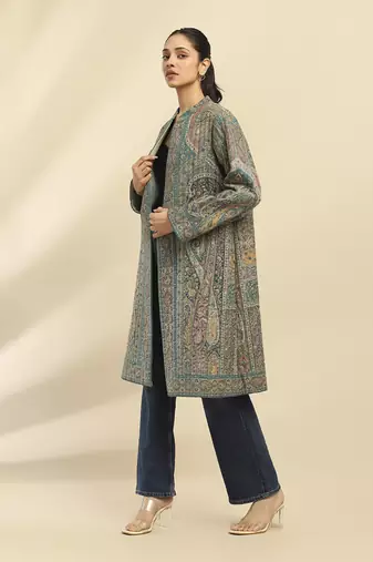 Green asmaa coat