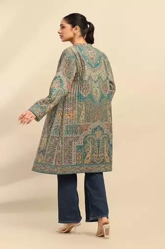Green asmaa coat