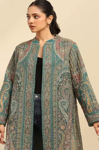 Green asmaa coat
